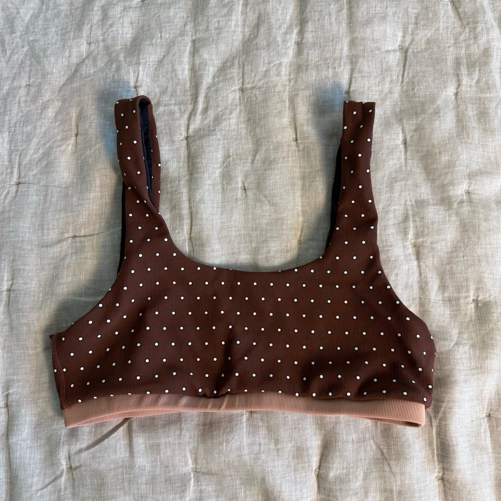 THE UPSIDE maho harlow bra in polka dots Size 8